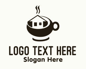 Brown Cup - Coffee House Cup logo design