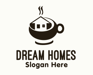 Coffee Bean - Coffee House Cup logo design