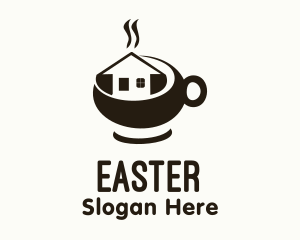 Hot Drinks - Coffee House Cup logo design