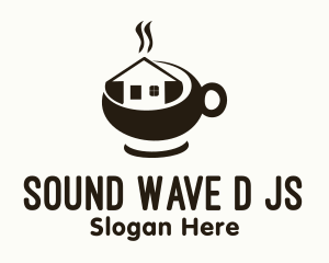Brew - Coffee House Cup logo design