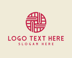 Digital - Abstract Geometric Company logo design
