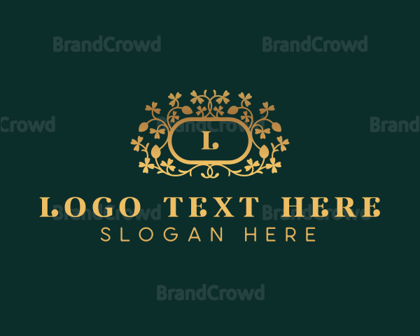 Stylish Floral Vine Logo