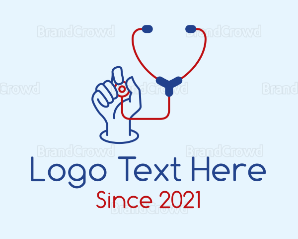 Doctor Medical Checkup Logo