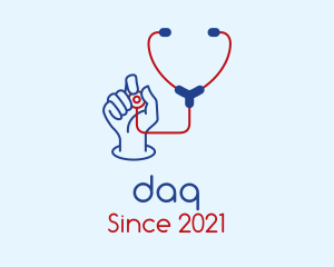 Hand - Doctor Medical Checkup logo design