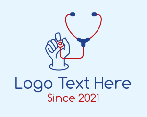 Medical Equipment - Doctor Medical Checkup logo design