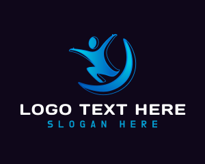 Person - Human Community Organization logo design