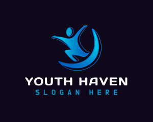 Youth - Human Community Organization logo design