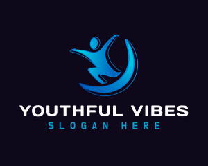 Youth - Human Community Organization logo design