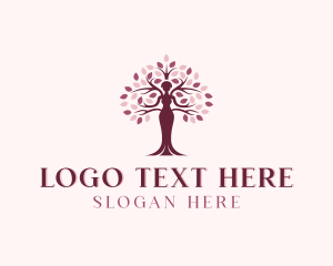 Yoga Spa Wellness Logo