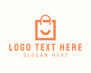 Mart - Smile Shopping Bag logo design