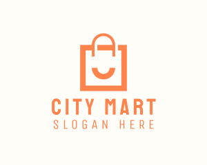 Department Store - Smile Shopping Bag logo design