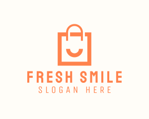 Smile Shopping Bag logo design