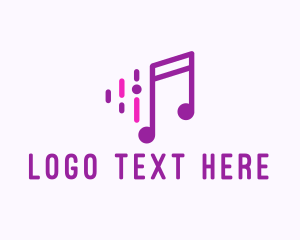 Tunes - Music Note DIal logo design