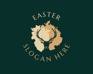 Stag Deer Horn logo design