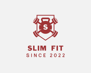 Weights Fitness Gym  logo design