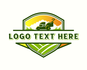 Gardening - Lawn Mower Horticulture logo design