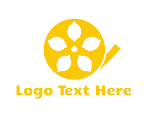 Movie - Lemon Film Reel logo design