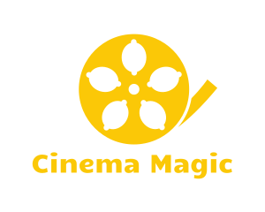Film - Lemon Film Reel logo design