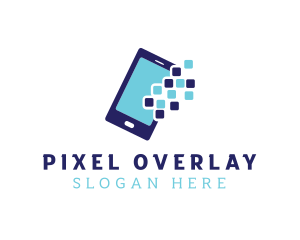 Pixel Mobile App logo design