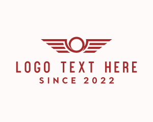 Aeroplane - Aircraft Transportation Wing logo design