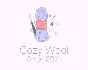 Yarn Wool Accessories logo design