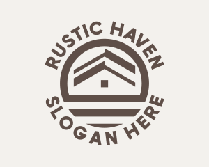 House - Brown Home Realtor logo design