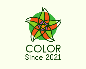 Colorful Star Lantern logo design