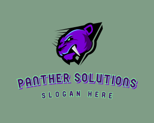 Panther Online Gaming logo design