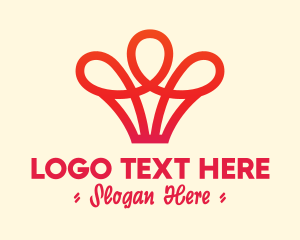 Fancy - Fancy Red Crown logo design