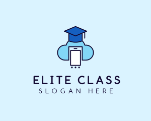 Online Class Cloud Storage  logo design