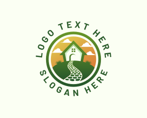 Yard Landscape Gardening Logo