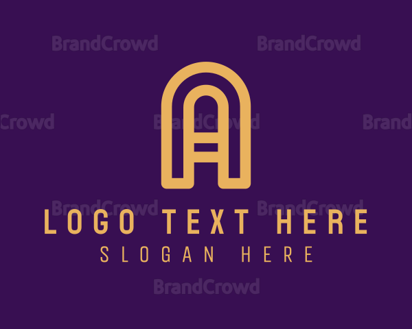 Elegant Arch Letter A Logo