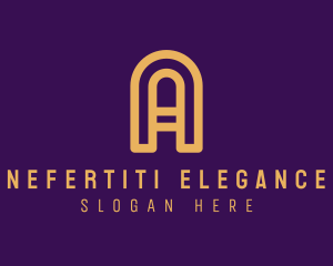 Elegant Arch Letter A logo design