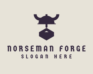 Norseman - Medieval Viking Warrior logo design