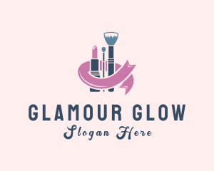 Makeup - Cosmetic Makeup Ribbon logo design