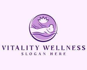 Wellness Lotus Spa logo design