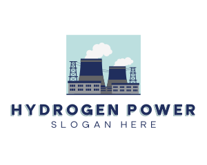 Nuclear Power Plant  logo design