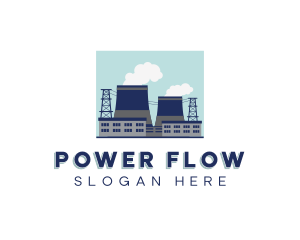 Nuclear Power Plant  logo design