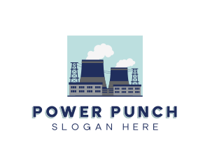 Nuclear Power Plant  logo design