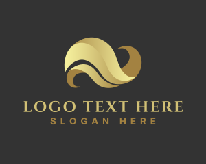 Loop - Premium Luxury Wave logo design