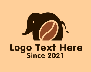 Coffee Bean - Elephant Coffee Farm logo design