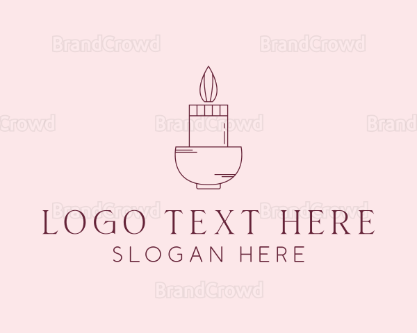 Candle Spa Decor Logo