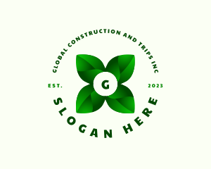 Nature Conservation - Nature Farm Leaf logo design