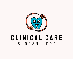 Pediatric Dental Tooth  logo design