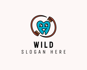 Dentist - Pediatric Dental Tooth logo design