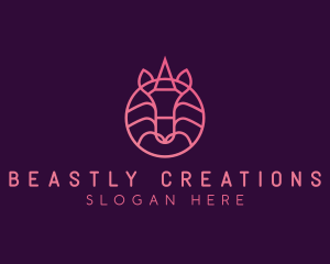 Creature - Unicorn Mythical Creature logo design