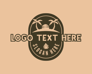 Outdoor - Sunset Beach Tour logo design