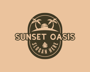 Sunset Beach Tour logo design