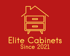 Cabinet - House Cabinet Furniture logo design