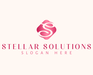 Script Salon Letter S logo design